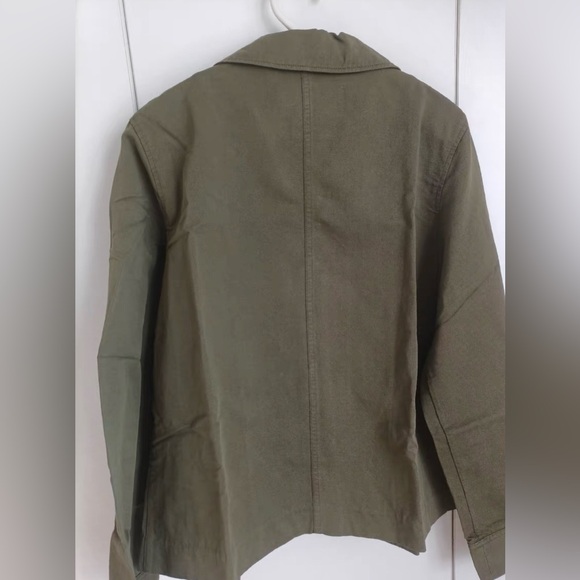 COS Casual Cotton-Linen Blazer - Picture 3 of 10